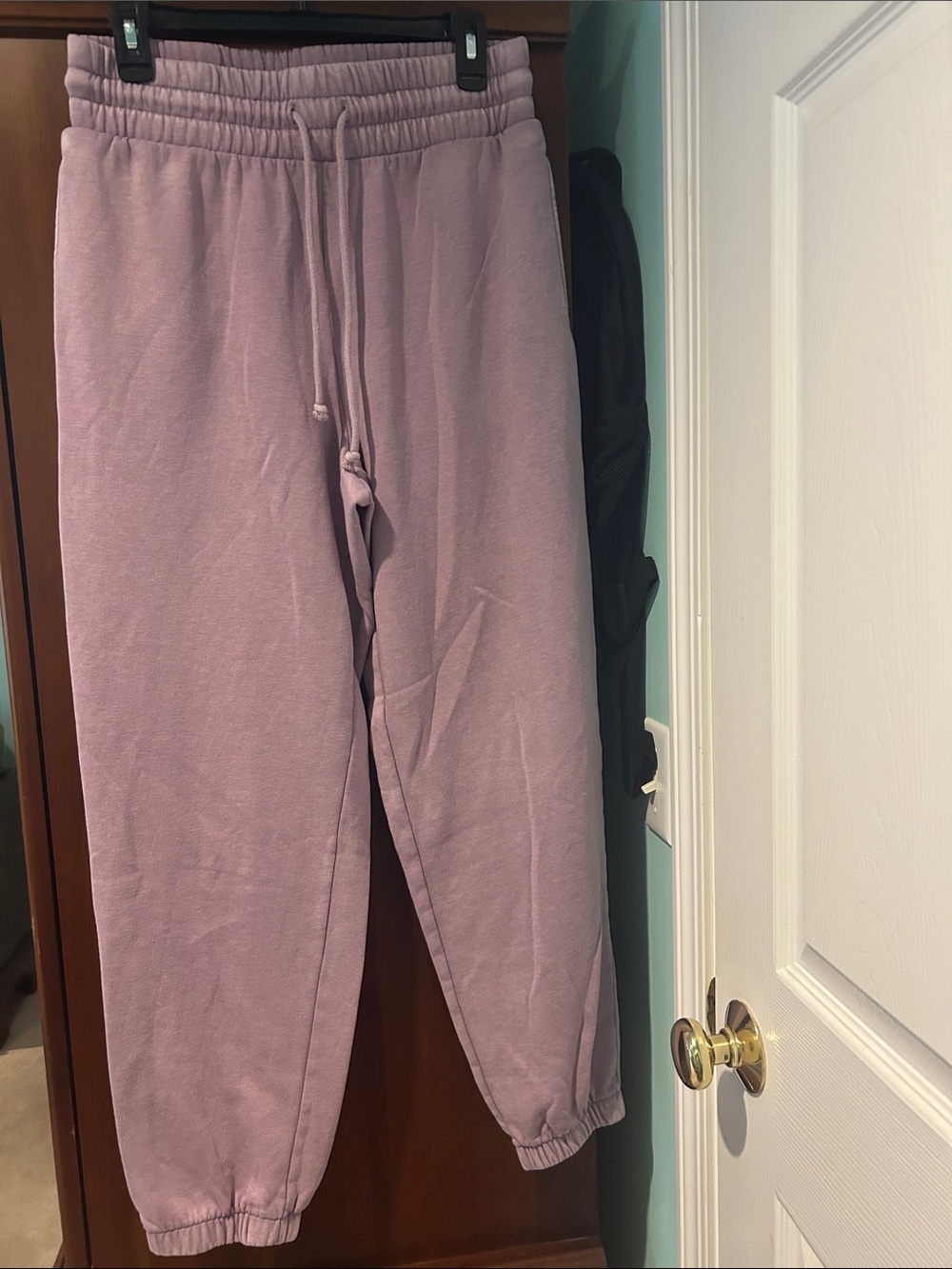 Light Purple Drawstring Sweatpants